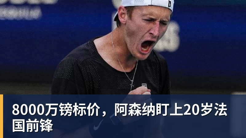 乐鱼8000万镑标价，阿森纳盯上20岁法国前锋